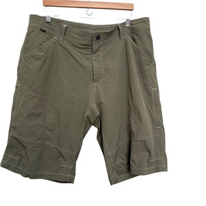 Kuhl Men's Shorts size 40 Waist 10" Inseam Khaki Hiking Camping Outdoors